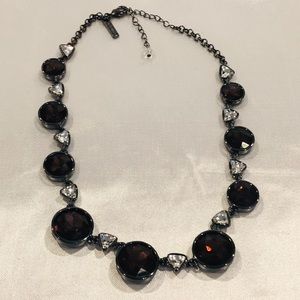 WH|BM Necklace Beautiful Glass Beveled Stones